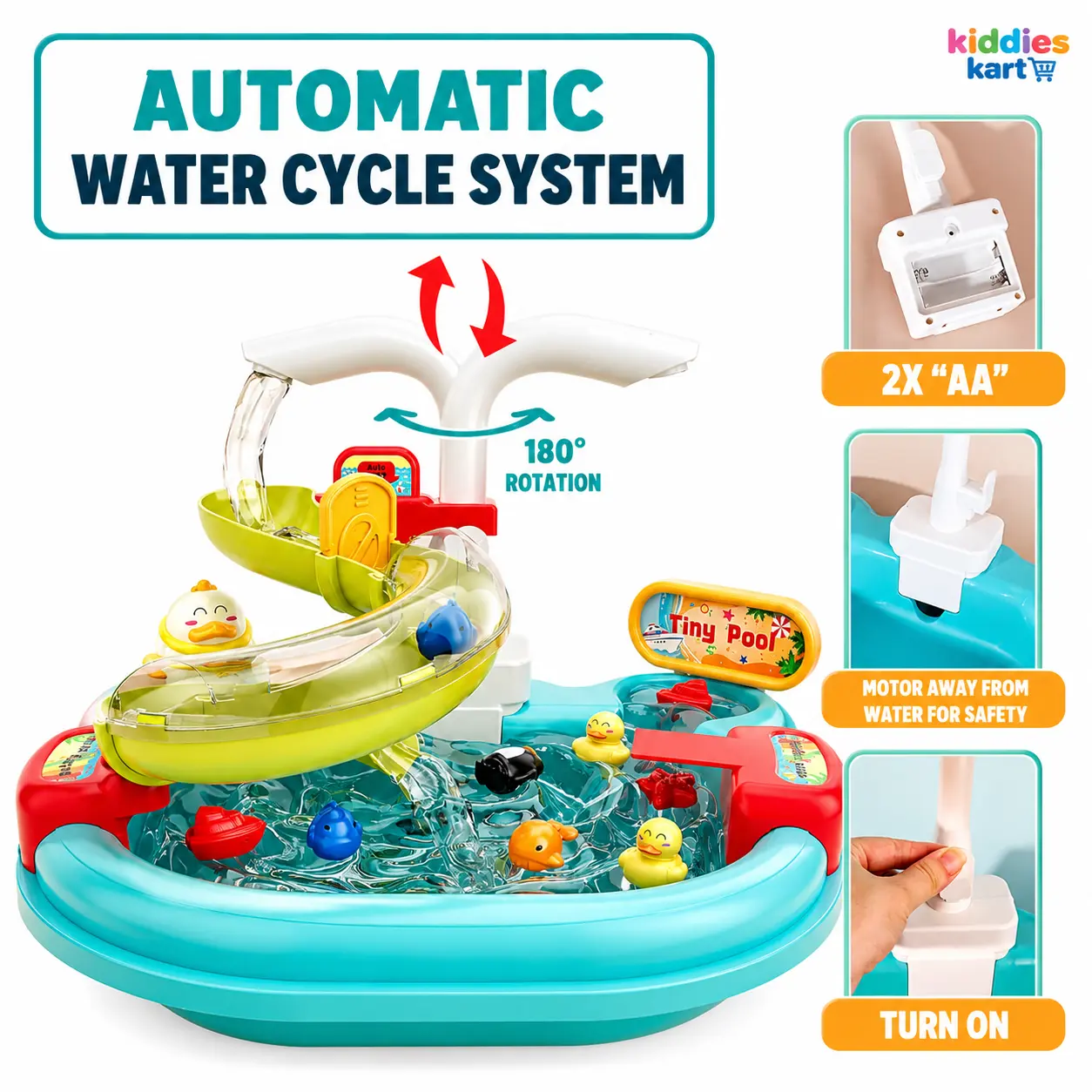 2-in-1 DIY Play Pool & Kitchen Sink Set 2-in-1 DIY Play Pool & Kitchen Sink Set