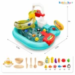 2-in-1 DIY Play Pool & Kitchen Sink Set