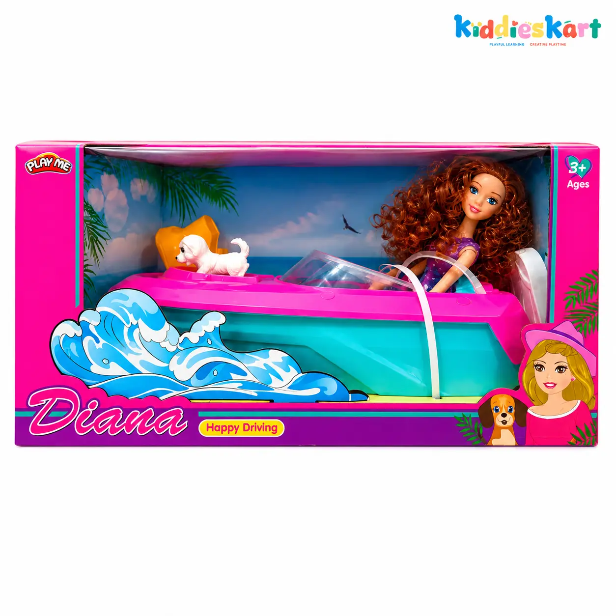 Diana Doll Boat Toy Set