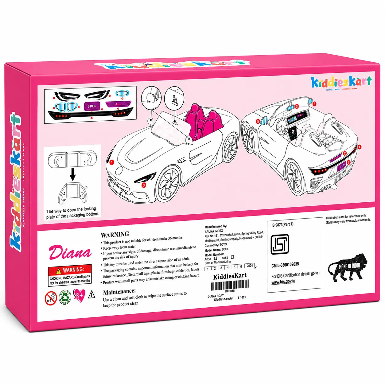 Diana Doll Boat Toy Set Diana Doll Boat Toy Set