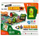 Drawbot Maze Race Puzzle Board