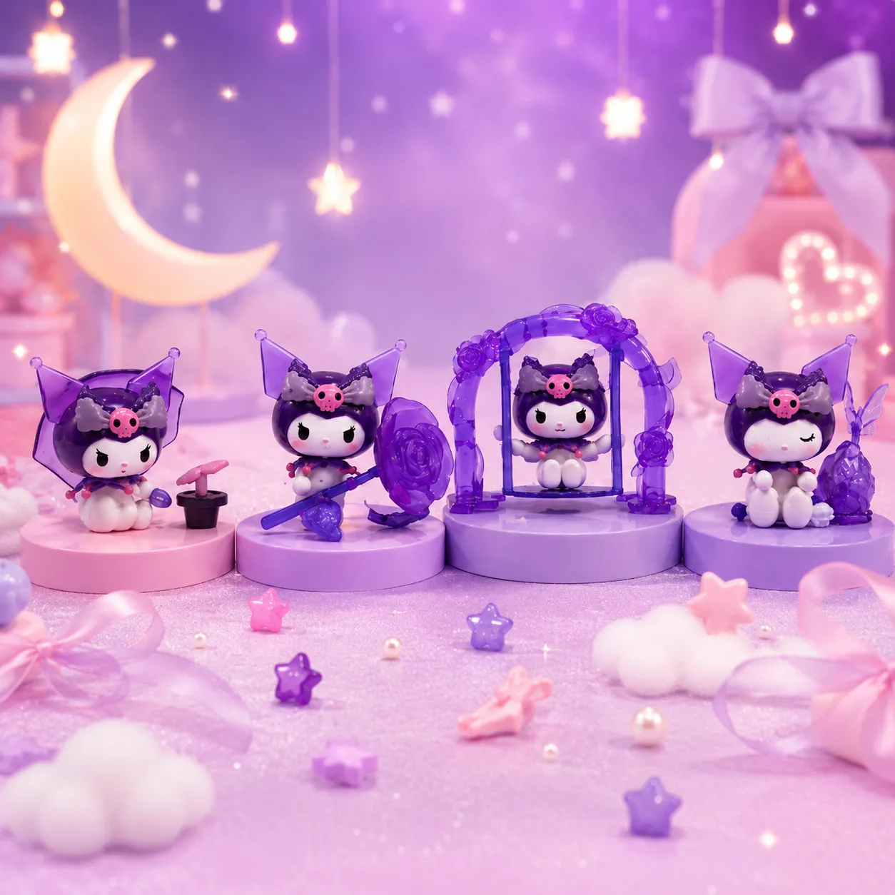 Kuromi Action Figure Set of 4 - part 2
