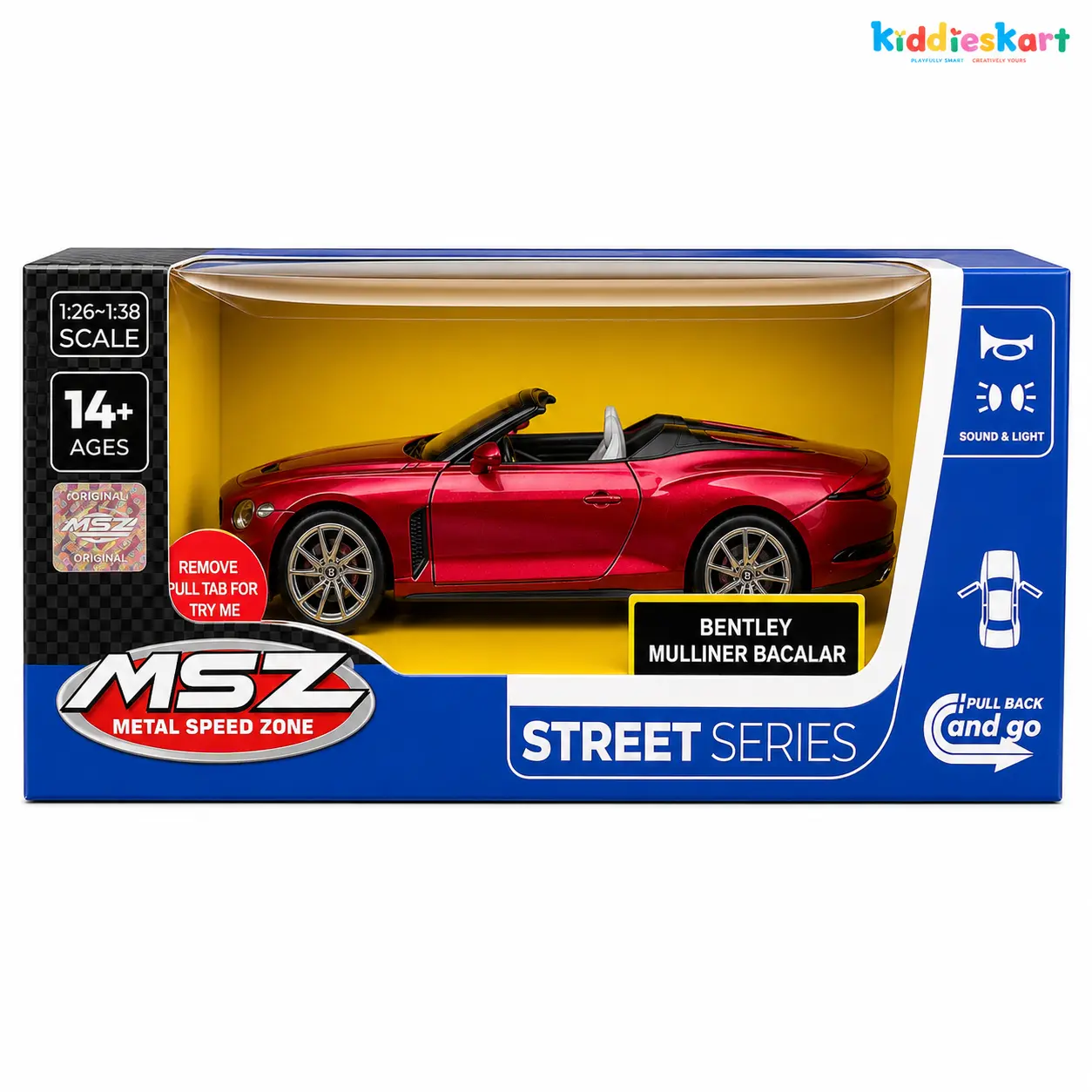 MSZ Bentley Mulliner Bacalar Die-Cast Car MSZ Bentley Mulliner Bacalar Die-Cast Car