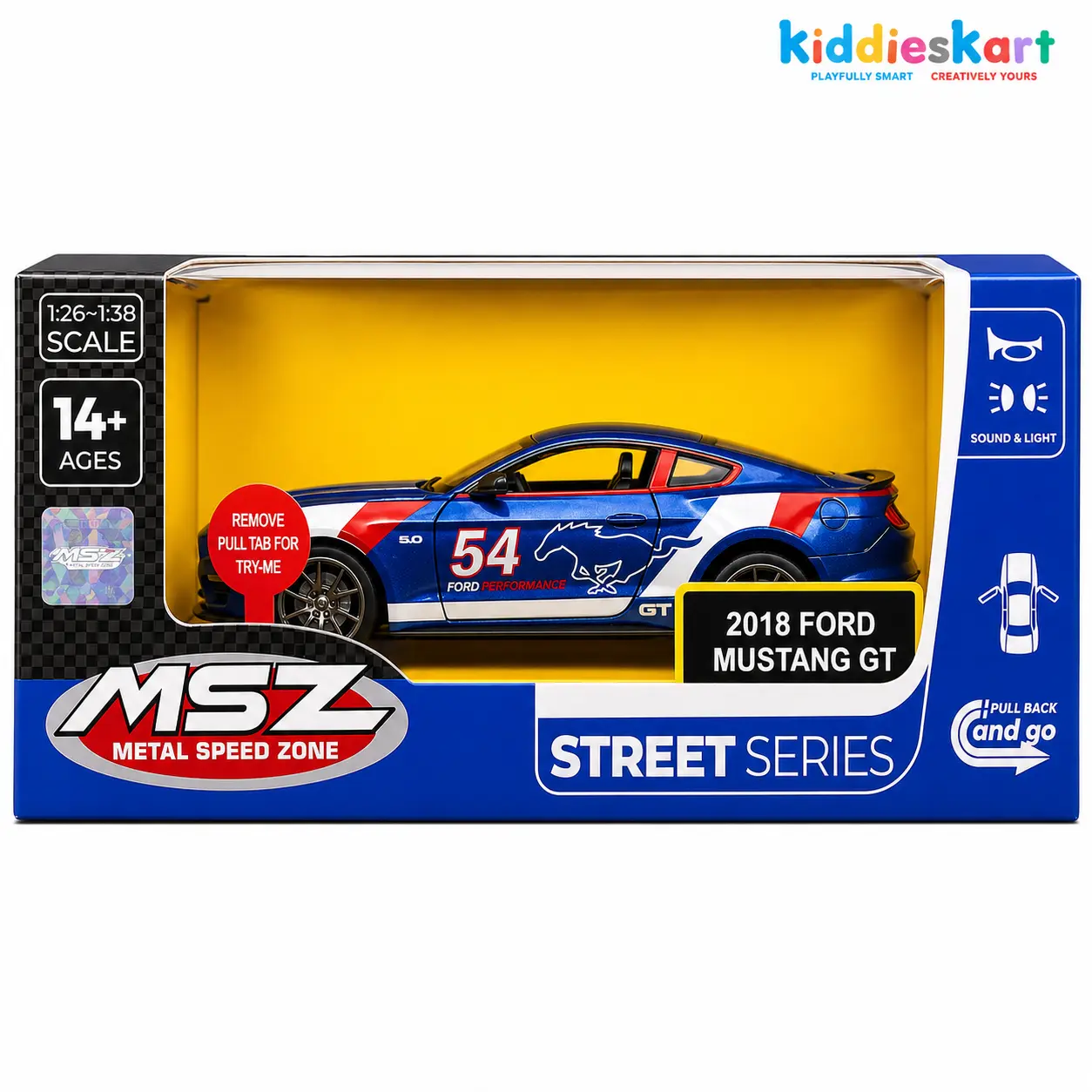 MSZ Ford Mustang GT Die-Cast Car MSZ Ford Mustang GT Die-Cast Car