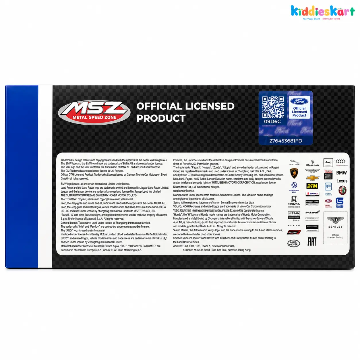 MSZ Ford Mustang GT Die-Cast Car MSZ Ford Mustang GT Die-Cast Car