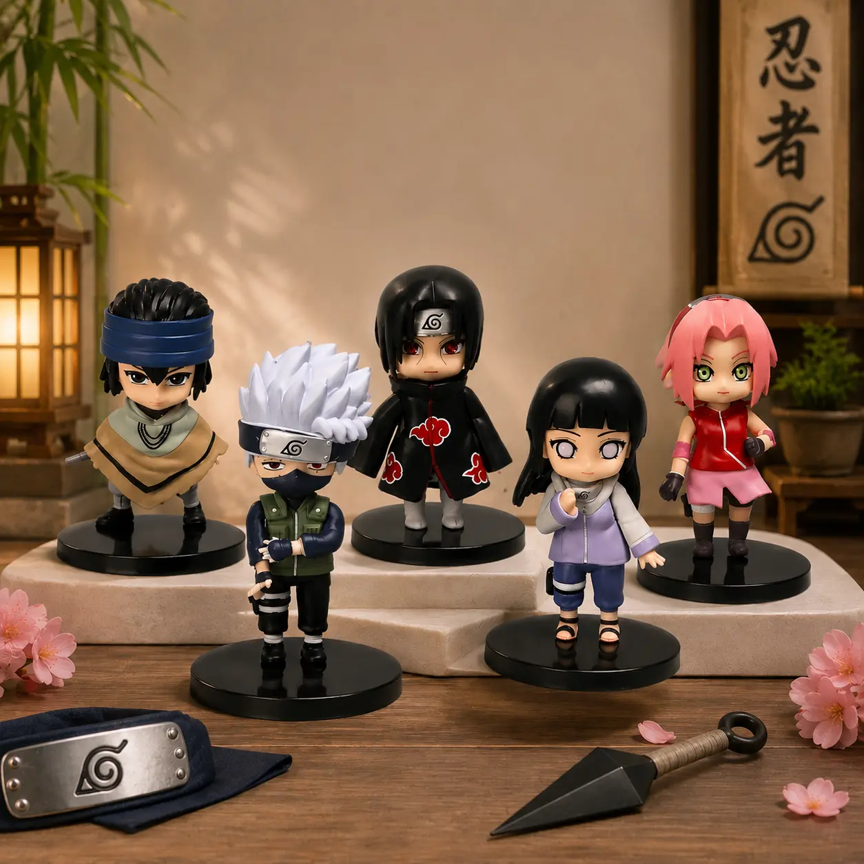 Naruto mini action figure set