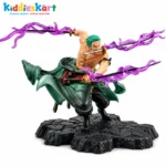 zoro Vibrant warrior on a misty pedestal
