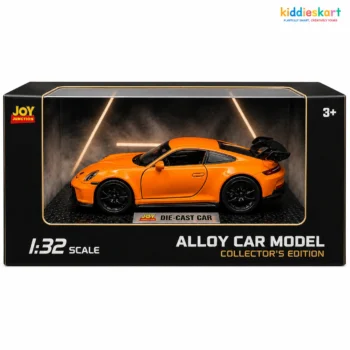 orange Porsche die-cast alloy car