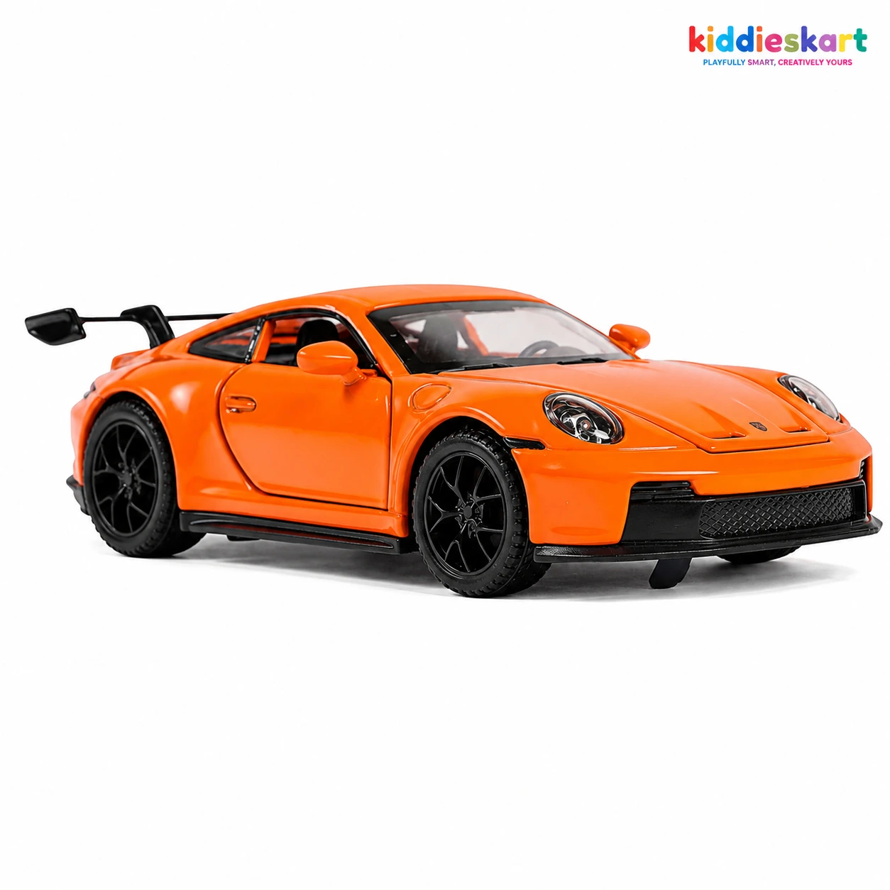 orange Porsche die-cast alloy car1 orange Porsche die-cast alloy car