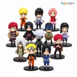Naruto Anime Character Mini Figures Set of 12