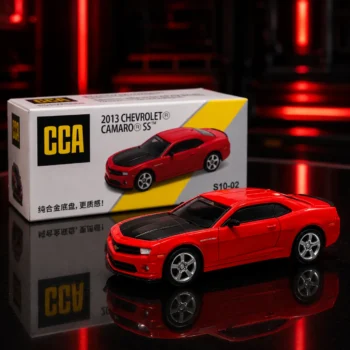 Sportscar model with sleek packaging display