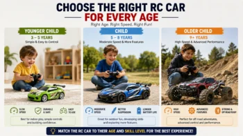 Age-appropriate RC cars for kids